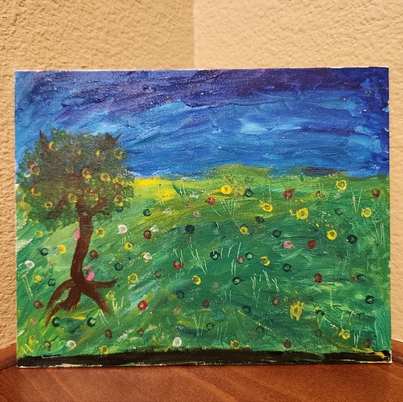 Other - **RESERVED**JordyDoodles Painting- Field Of Joy